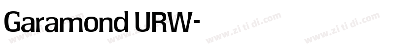 Garamond URW字体转换